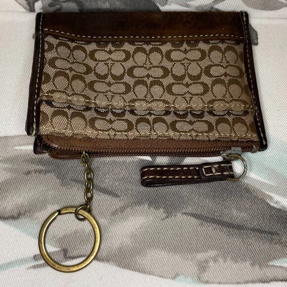 Coach Mini Card Case with Keychain - Picture 8 of 10